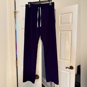 Figs Women's Purple Livingston Scrub Pants